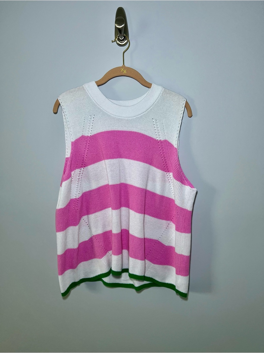 Scalloped Sweater Tank Top